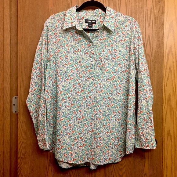 Pretty Floral Linen Top - Picture 2 of 6